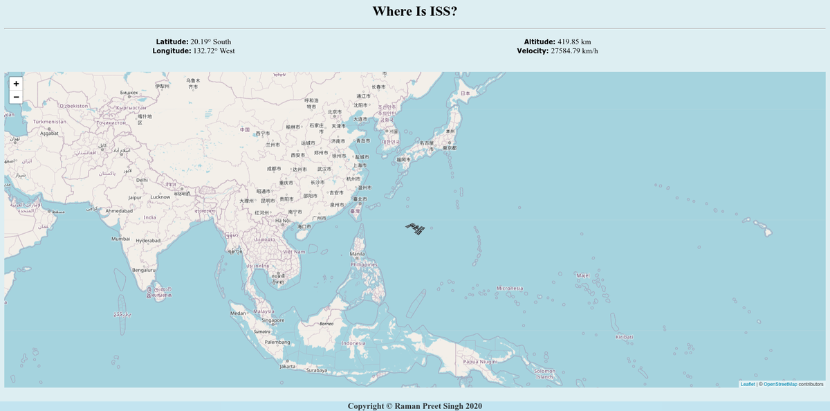 Iss Finder